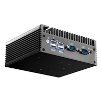 Mini PC industriel embarqué N100, double Ethernet Gigabit, Win10, Linux, affichage 4K, processeur quadricœur, ordinateur NUC sans ventilateur