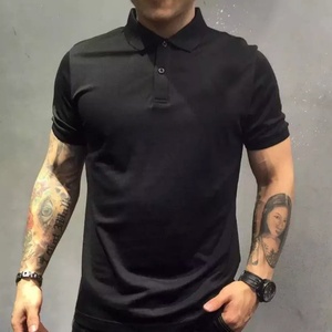 Camisetas de Golf Lisas, Suaves y Transpirables, Personalizables con Logotipo, Camisetas Polo Estampadas, Camisetas Polo de Talla Grande para Hombre, de Algodón y Poliéster, Manga Corta - Product Image 1