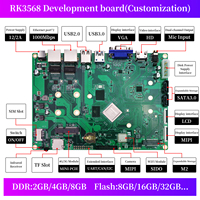 Carte de développement PCBA personnalisée avec processeur Quad Core 64 bits RK3568, système Android Linux Ubuntu QT