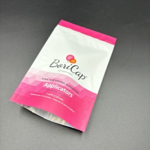 Dijital baskı özel yumuşak dokunmatik çanta isı mühür üç tarafı kapalı torba kadınlar için borik asit fitiller kapsül kılıfı için - Product Image 5