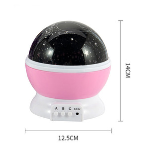 Lampe de projection rotative Star Master Dream en forme de lune bleue, alimentée par USB, veilleuse pour chambre à coucher - Product Image 5