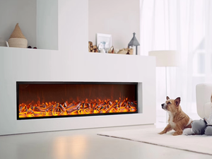 Insert de <span class=keywords><strong>cheminée</strong></span>: flamme simulée, <span class=keywords><strong>chauffage</strong></span> électrique intégré, <span class=keywords><strong>cheminée</strong></span> décorative personnalisée avec <span class=keywords><strong>fausse</strong></span> flamme pour les salons - Product Image 2