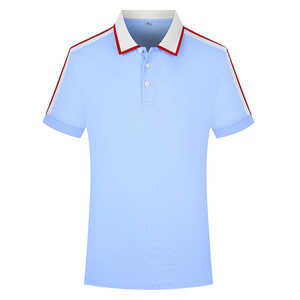 Polo de algodón 100% de alta calidad para hombre, camisa de verano de manga corta con solapa personalizada 5A, ropa de trabajo con estampado de bordado antibacteriano - Product Image 3