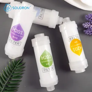 SOUDRON New Fashion OEM Shower Filter Vitamin C Portable Clean Shower Water Filter Shower Head For Comfortable