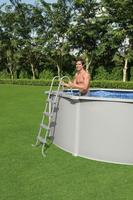 Piscine hors sol ovale en acier Bestway 56369/561RR/561RRE Hydrium 6,10 m x 3,66 m x 1,22 m, ensemble de piscine en PVC pour l'extérieur