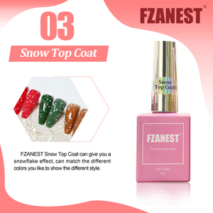 FZANEST Set de 11 Tipos de Esmalte de Uñas en Gel Funcional, Capa Superior, Capa Base Funcional, Gel <span class=keywords><strong>Blossom</strong></span>, Removedor Mágico Transparente - Product Image 4