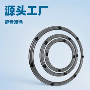 Anneau en acier pour axe de table rotative Xinjunye 400 500 600 700 800 mm pour table à manger, silencieux, revêtement par pulvérisation - Product Image 3
