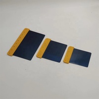 Grattoir à métal en acier au carbone bleu, 3 pièces