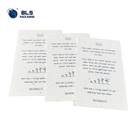 Ensemble d'invitations élégantes à pliage géométrique avec logo personnalisé OEM et monogramme pour une image de marque haut de gamme