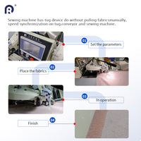 Máquina DE COSER DE Motor Overlock individual de cama plana Industrial de alta calidad para cortina de computadora alta precisión alta productividad