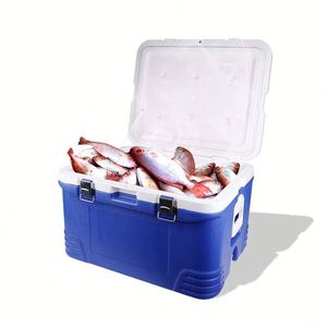 Hot Sale Multifunction <b>Drinking</b> Insulated <b>Cooler</b> Box with Lock 48L Outdoor Camping Picnic Fish Box <b>Cooler</b> - Product Image 2