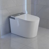 Toilette intelligente flexible haut de gamme avec installation au sol/mur, bidet intelligent électrique pour salle de bain d'hôtel de luxe