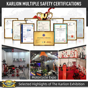 Karlion 340kg Heavy-Duty xe máy nhôm tải đoạn đường nối Combo Gấp thiết kế cho dễ dàng nhà để xe ATV & Moto Đi xe lên - Product Image 5