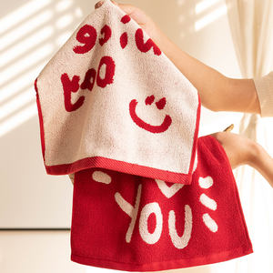 Mini serviette en coton jacquard 34x34cm, teinte en fil, écologique, séchage rapide, douce, respectueuse de la peau, absorption rapide, logo personnalisé, pour <span class=keywords><strong>le</strong></span> sport, direct usine - Product Image 3