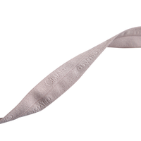 Bande élastique personnalisée à la taille, poignets de vêtements réguliers avec design gaufré plié, technique de broderie, prix de gros