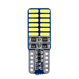 หลอดไฟรถยนต์ T10 LED Canbus DC 12v 4014 24smd 6000k ปราศจากข้อผิดพลาด สำหรับ Audi Accord 24smd 6000k LED ไม่มีข้อผิดพลาด แสงกว้าง T10 LED Canbus - Product Image 1