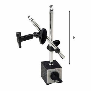 Sensor Magnético 968 M con Brazo Ajustable y Control de Altura para Aplicaciones de Medición de Precisión - Product Image 1
