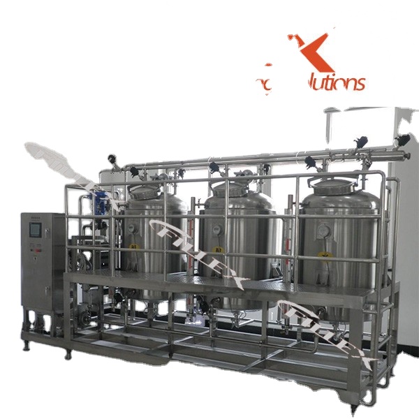 Cleaning in place CIP sterilization System for beverage Beer juice soft drinks blending tanks production line