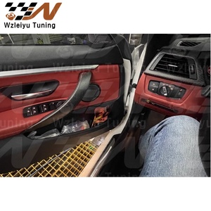 OEM phong cách khô sợi carbon trung tâm giao diện điều khiển chất lượng cao trang trí nội thất cho BMW F30 F35 GT 3 Series 4 Series 10 cái phù hợp - Product Image 3