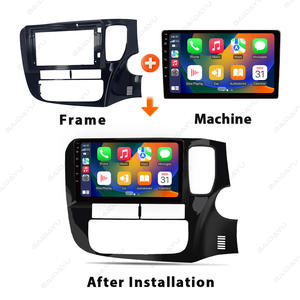 Autoradio Android BAIDAYU 10 pouces, lecteur <span class=keywords><strong>DVD</strong></span> multimédia, Carplay Auto, IPS, GPS, WiFi, garantie 1 an pour Mitsubishi <span class=keywords><strong>Outlander</strong></span> 2016 RHD - Product Image 3