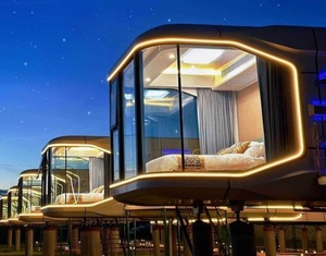 Casa de cápsula espacial cerca de la playa cápsula espacial casa pequeña casa de cápsula espacial son muy populares en Francia - Product Image 3