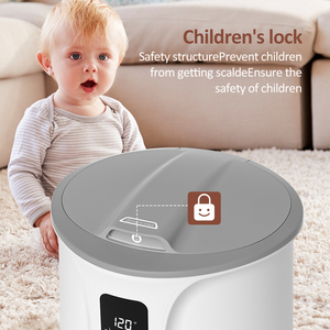 Grand écran chauffant <span class=keywords><strong>serviette</strong></span> électrique chaude avec procédé d'impression par transfert d'eau et verrouillage de sécurité enfant pour salle de bain - Product Image 5