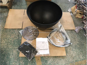 Proveedor de jardín de acero negro o corten al aire libre hoguera tazón brasero exterior <span class=keywords><strong>fogon</strong></span> - Product Image 5