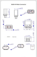 Câble d'extension XT60 mâle vers femelle (M vers M)(F vers F) avec câble 12AWG 10/20/30/50/100cm, connecteur XT60H pour alimentation/charge de modèle RC
