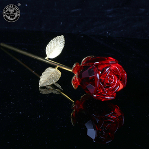 Cristal de vidro rosa cristal artesanato presentes MH-H0135 - Product Image 1