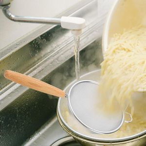 Delicate Life Choice Stainless Steel Sifter with Wood Handle for for Home Kitchen - Product Image 5