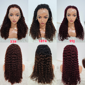 Promotion : Perruques bouclées birmanes de 26 pouces en cheveux humains, densité 250 %, cheveux vierges bruts, pour femmes, vente en gros directe usine - Product Image 3