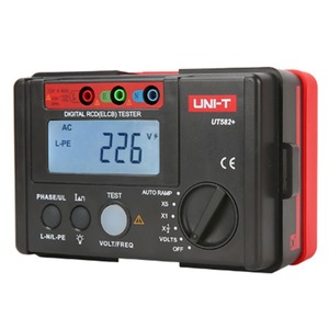 Uni-T Ut582 + ดิจิตอล RCD (elcb) ทดสอบการรั่วไหลของวงจรทดสอบแรงดันไฟฟ้าลาดอัตโนมัติ600V - Product Image 3