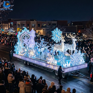 Proyectos de Faroles para Desfiles de Carnaval con Temática de Cristales de Hielo para Eventos Públicos y <span class=keywords><strong>Destinos</strong></span> de Entretenimiento - Product Image 6