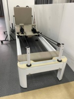 Hochwertiges Ultrafeines Leder-Aluminium Pilates Reformer-Bett Sowohl für Heim- als auch für Vereinsnutzung