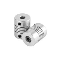 Accouplement parallèle en acier inoxydable pour encodeur de précision, moteur pas à pas, tige filetée, couple élevé, petit accouplement élastique
