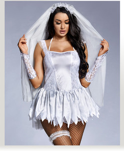<span class=keywords><strong>Costume</strong></span> de haute qualité pour adultes, tenue sexy pour jeux de rôle, robe de <span class=keywords><strong>mariée</strong></span>, cosplay, <span class=keywords><strong>costume</strong></span> d'<span class=keywords><strong>Halloween</strong></span> pour femmes - Product Image 3