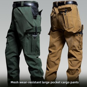 <span class=keywords><strong>Pantaloni</strong></span> da Lavoro Tattici Traspiranti Resistenti all'Usura e Antistrappo <span class=keywords><strong>con</strong></span> Chiusura a Zip Vita Media Vestibilità Comoda per Uomo/Donna - Product Image 3