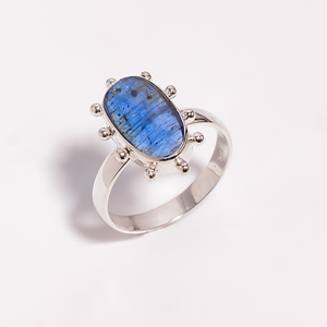 Anillo antiguo de Plata de Ley 925 a la moda, piedra preciosa Natural hecha a mano, joyería de rutilo dorado, suministro único de exportador personalizado para fiesta - Product Image 2