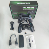 Stick de jeu 4K HD M8 avec manette sans fil 2,4G, 64 Go, 20000 jeux, console de jeu rétro mini