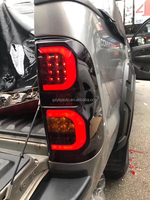 Luces Traseras LED Rojas/Ahumadas YBJ Nuevas para Hilux Vigo 2012-2014, Estilo Lujoso, 100% Probadas
