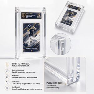 Étui pour cartes gradées en acrylique haute clarté avec fermeture magnétique et protection UV, robuste, pour cartes slab, destiné aux collectionneurs exigeants - Product Image 3