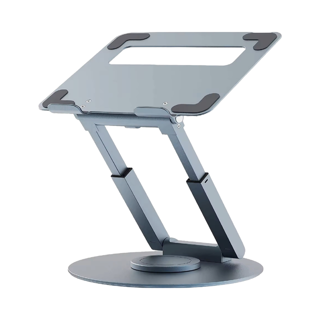 Adjustable 10''-17'' Foldable Desktop Stand Metal Aluminum Alloy Tablet Laptop Holder Compatible with iPad