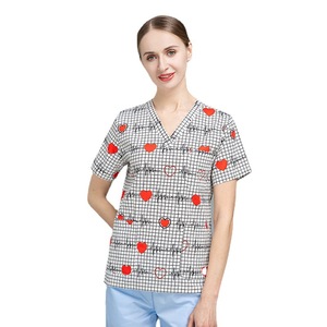 2025 pantalons de gommage médicaux personnalisés uniformes d'hôpital en jean pour les infirmières ensembles de survêtement en gros avec logo - Product Image 2