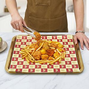 Custom Printing Eco-Friendly Recyclable Food Grade Sandwich Burger French Fries Grease Proof Wrapping <b>Paper</b> with Logo - Product Image 4