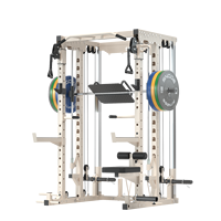 Machine Smith multifonctionnelle Snode, construction robuste en acier, équipement de gym à domicile pour squats, développés couchés et entraînement de force