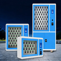 Armoire à clés d'hôtel pratique avec accès par code PIN, système de gestion électronique des clés, boîte de contrôle de sécurité pour le service client de la réception