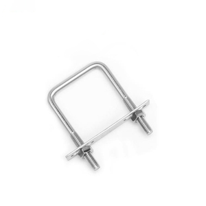 Boulon en U en acier inoxydable 304 de haute qualité avec 2 écrous, collier de serrage en U pour tuyau M6 M8 M10 M12 - Product Image 3