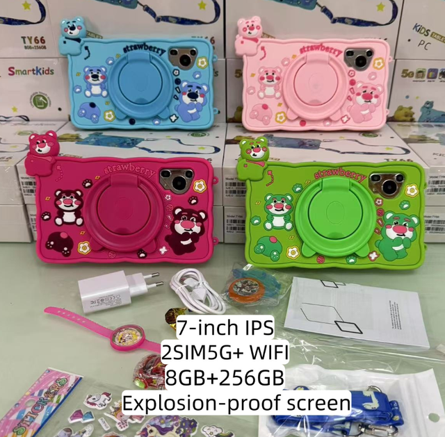 TY66 Children's Tablet 7-inch Children's Student Learning Tablet with Call Function and WIFI Connectivity