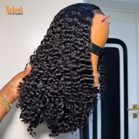 Perruques sans colle en cheveux humains bouclés birmans, avec dentelle frontale HD, en cheveux vierges vietnamiens, Lace Front 13x4 13x6, pour femmes noires