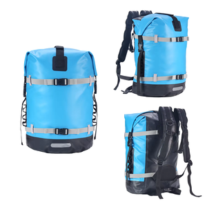 Bolsa para alforjas de bicicleta de gran capacidad al por mayor, bolsa seca impermeable con forro de PVC resistente, mochila flotante de viaje para acampar al aire libre - Product Image 3